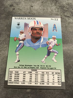 Warren Moon Oilers 1991 Fleer Ultra #53