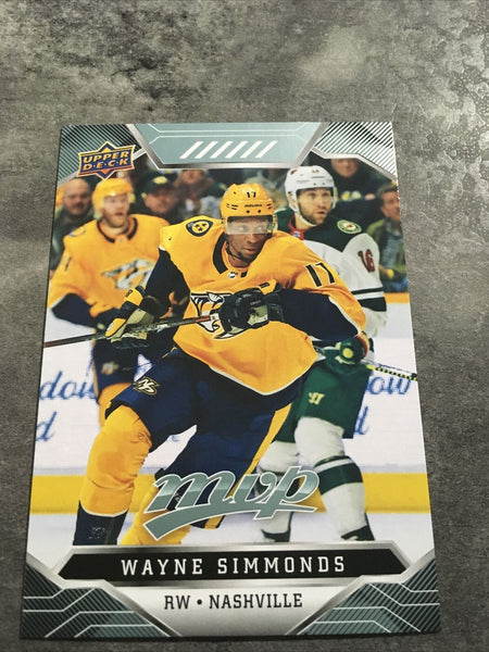 Wayne Simmonds Predators 2019-2020 Upper Deck MVP #177