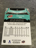 Sebastian Aho Hurricanes 2021-22 Upper Deck MVP #44