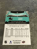 Tomas Hertl Sharks 2021-22 Upper Deck MVP #48