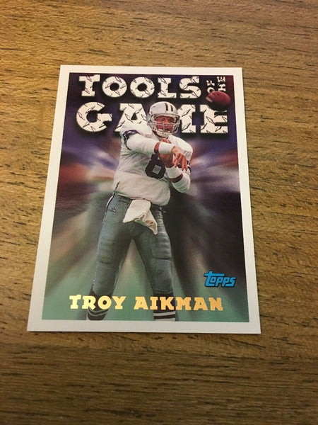 Troy Aikman Cowboys 1994 Topps Tools Of The Game #200