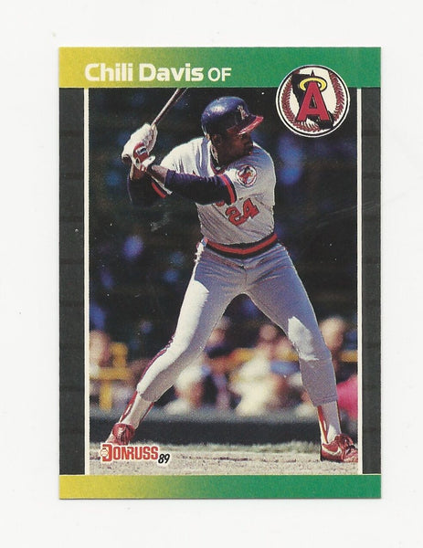 Chili Davis Angels 1989 Donruss #449