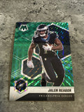 Jalen Reagor Eagles 2021 Panini Mosaic Green Prizm #164