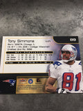 Tony Simmons Patriots 2000 Skybox #89