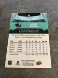 Brent Burns Sharks 2021-22 Upper Deck MVP #88