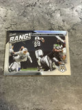 Josh Jacobs Raiders 2021 Panini Mosaic Bang #B-10
