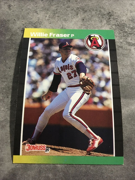 Willie Fraser Angels 1989 Donruss #567