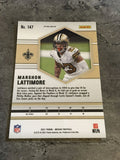 Marshon Lattimore Saints 2021 Panini Mosaic Reactive Orange Prizm #147