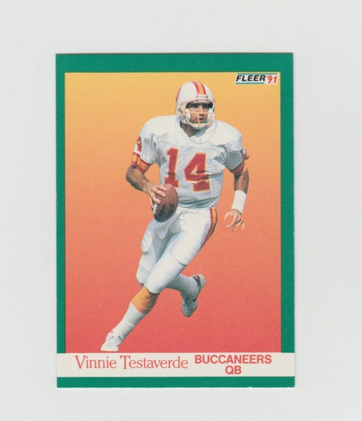 Vinnie Testaverde Buccaneers 1991 Fleer #380