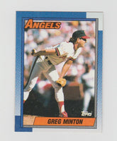 Greg Minton Angels 1990 Topps #421
