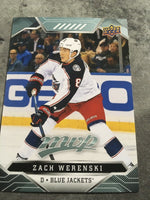 Zach Werenski Blue Jackets 2019-2020 Upper Deck MVP #132