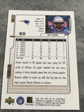 Troy Brown Patriots 2000 Upper Deck MVP #99