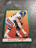 Keith Kartz Broncos 1991 Fleer #49