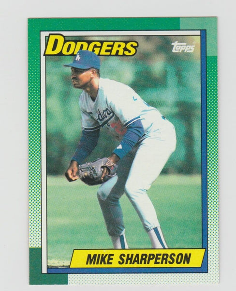 Mike Sharperson Dodgers 1990 Topps #117