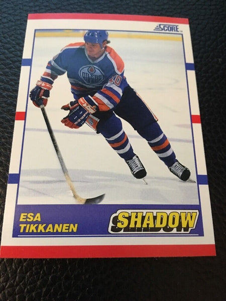 Esa Tikkanen Oilers 1990-1991 Score Shadow #342