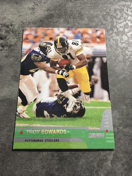 Troy Edwards Steelers 2000 Topps Stadium Club #53