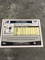 Takeo Spikes Bills 2006 Topps #105