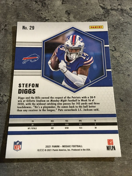 Stefon Diggs 2021 Mosaic Genesis #29 Price Guide - Sports Card Investor