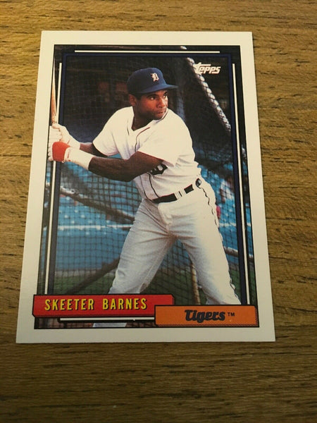 Skeeter Barnes Tigers 1992 Topps #221