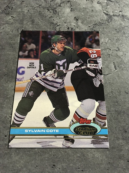 Sylvain Cote Capitals 1991-92 Topps Stadium Club #183