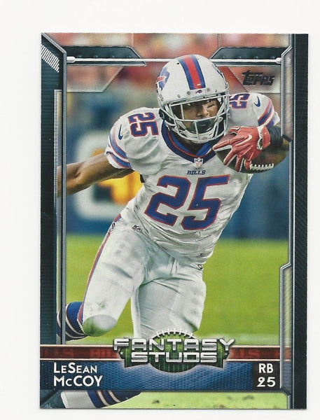 LeSean McCoy Bills 2015 Topps Fantasy Studs #320