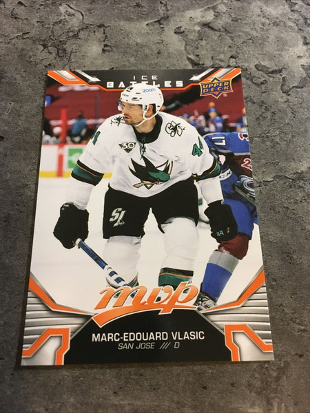 Marc-Edouard Vlasic Sharks 2022-23 Upper Deck MVP Ice Battles #126