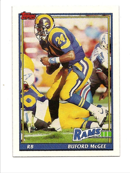 Buford McGee Rams 1991 Topps #530