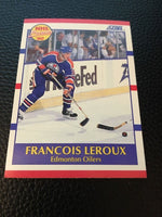 Francois Leroux Oilers 1990-1991 Score Prospect #393