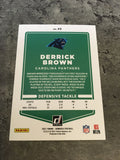 Derrick Brown Panthers 2021 Panini Donruss #43
