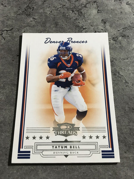 Tatum Bell Broncos 2006 Donruss Threads #11