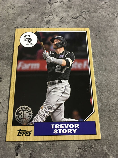 Trevor Story Rockies 2022 Topps 87 #T87-65