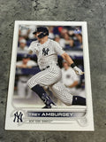 Trey Amburgey Yankees 2022 Topps Rookie #263