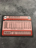 Julio Franco Rangers 1989 Topps Traded #34T