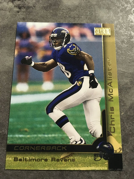 Chris McAlister Ravens 2000 Skybox #18 – DA PHOENIX CARD SHOP