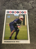 Terrence Wheatley Patriots 2008 Topps Rookie #405