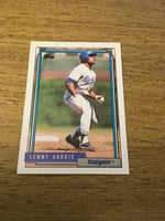 Lenny Harris Dodgers 1992 Topps #92