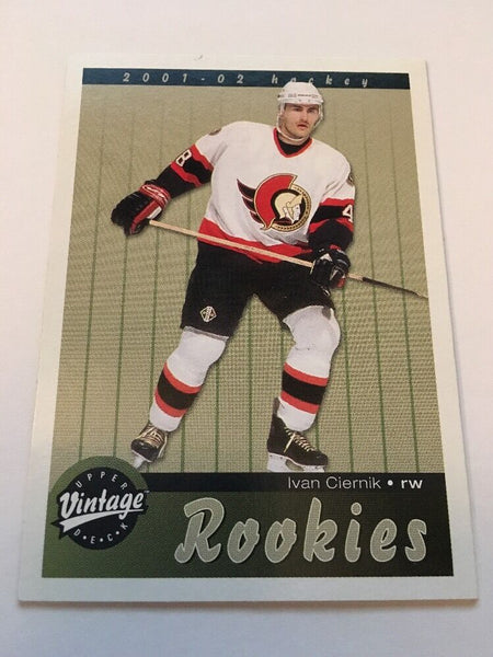 Ivan Clernik Senators 2001-2002 Upper Deck Vintage Rookie #290