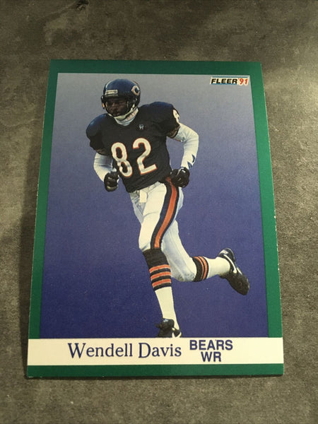 Wendell Davis Bears 1991 Fleer #217