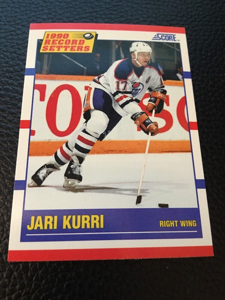 Jari Kurri Oilers 1990-1991 Score Record Setters #348