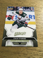 Zach Parise Wild 2020-2021 Upper Deck MVP #143