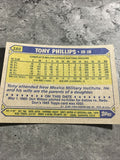 Tony Phillips A's 1987 Topps #188
