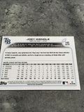 Joey Wendle Rays 2022 Topps #145