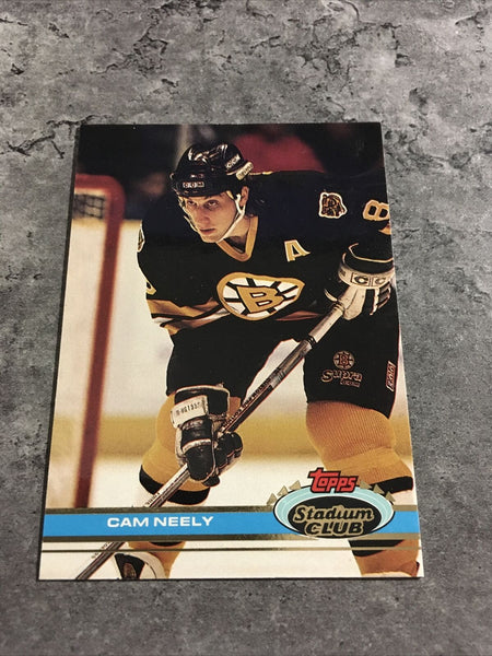 Cam Neely Bruins 1991-92 Topps Stadium Club #64