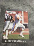 Barry Word Chiefs 1991 Fleer Ultra #74
