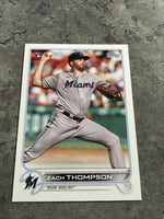 Zach Thompson Marlins 2022 Topps Rookie #227