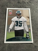 Victor Harris Eagles 2009 Topps Rookie #437