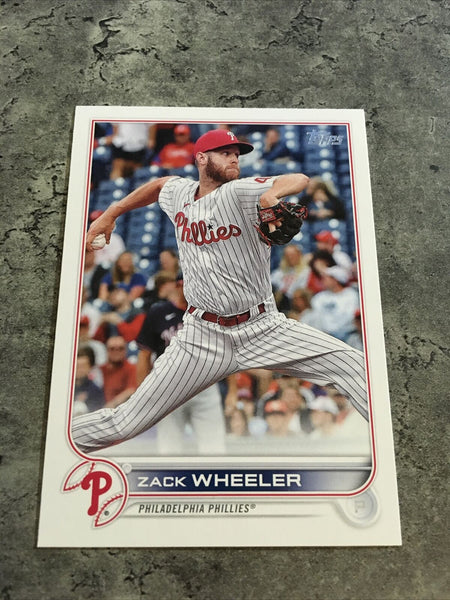 Zack Wheeler Phillies 2022 Topps #249