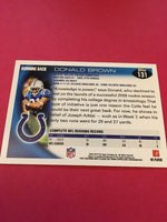 Donald Brown Colts 2010 Topps #131