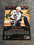 Wendel Clark Maple Leafs 1991-92 Pro Set Platinum #120