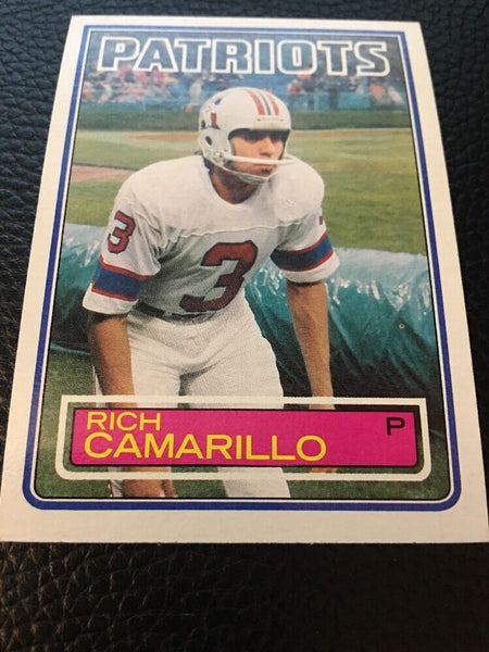 Rich Camarillo Patriots 1983 Topps #327